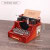 Creative Retro Wind-up Music Box for Home & Shop Decor, Photography Props