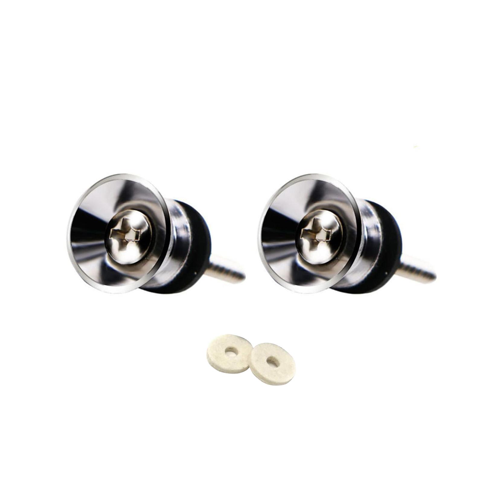 

Набор из 2 безопасных замков для гитарного ремня, элегантные пуговицы, набор гитарных аксессуаров, железная текстура, деталь для электрогитары серебряный