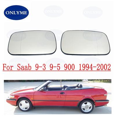 Heated Wide Angle Side Mirror Glass for Saab 9-3 9-5 900 1994-2002 Vehicle Accessory