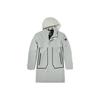 Casual Hooded Mid-Length Jacket Men Jacket White-Sand A24KT-BH7