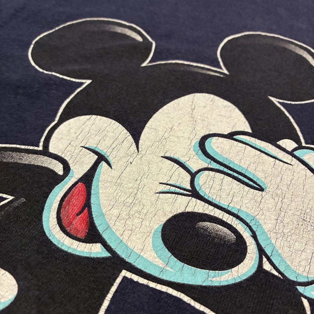 [USED] 90s USA Made Disney Mickey Mouse XL with Old Tag