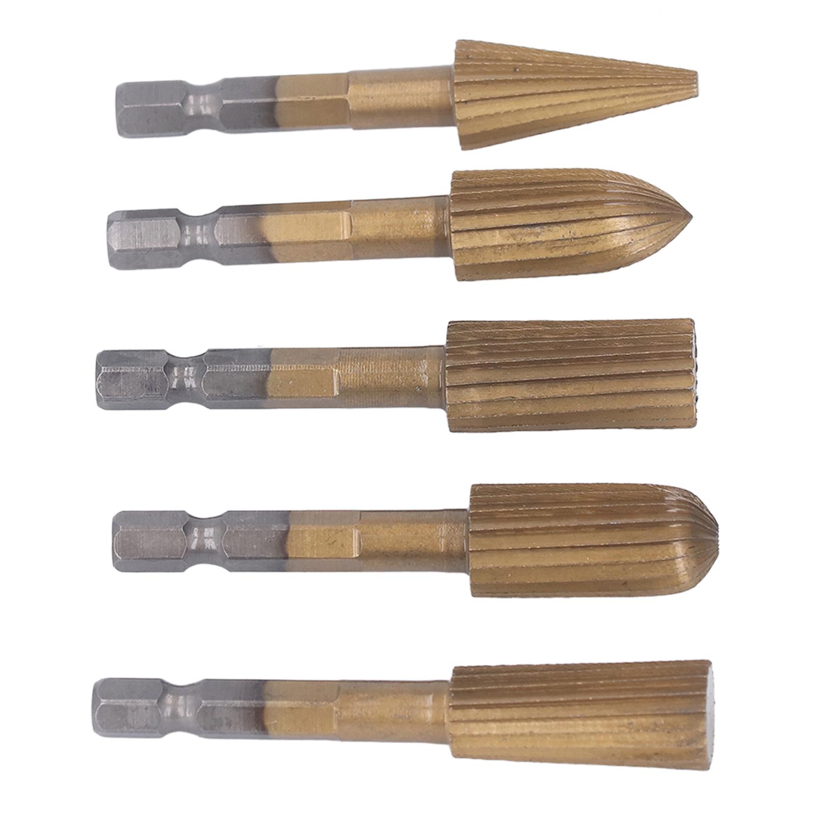 

5 шт. вращающиеся напильники 14 дюймов хвостовик двойной насечки напильники для деревообработки шлифовка резьба по дереву напильники