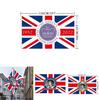 Union Jack Platinum Jubilee Flag For British National Day Decor
