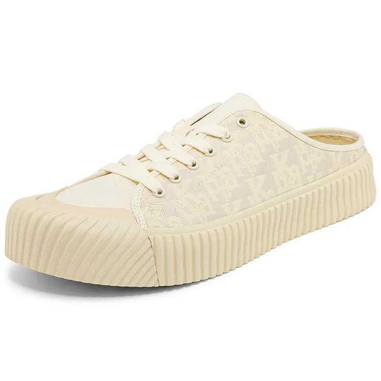 Kappa Abrasion Resistant Coverage Lightweight Low top Canvas Shoes Unisex White (Unisex) Canvas Shoes K0CX5VS10D 024