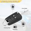 Key Fob Replacement for 2010- Chevrolet Equinox & GMC Terrain/ 12-17 Sonic/ 16-17 Spark/ 15-18 Trax/ 14-18 Buick Encore Car Keyless Entry Remote