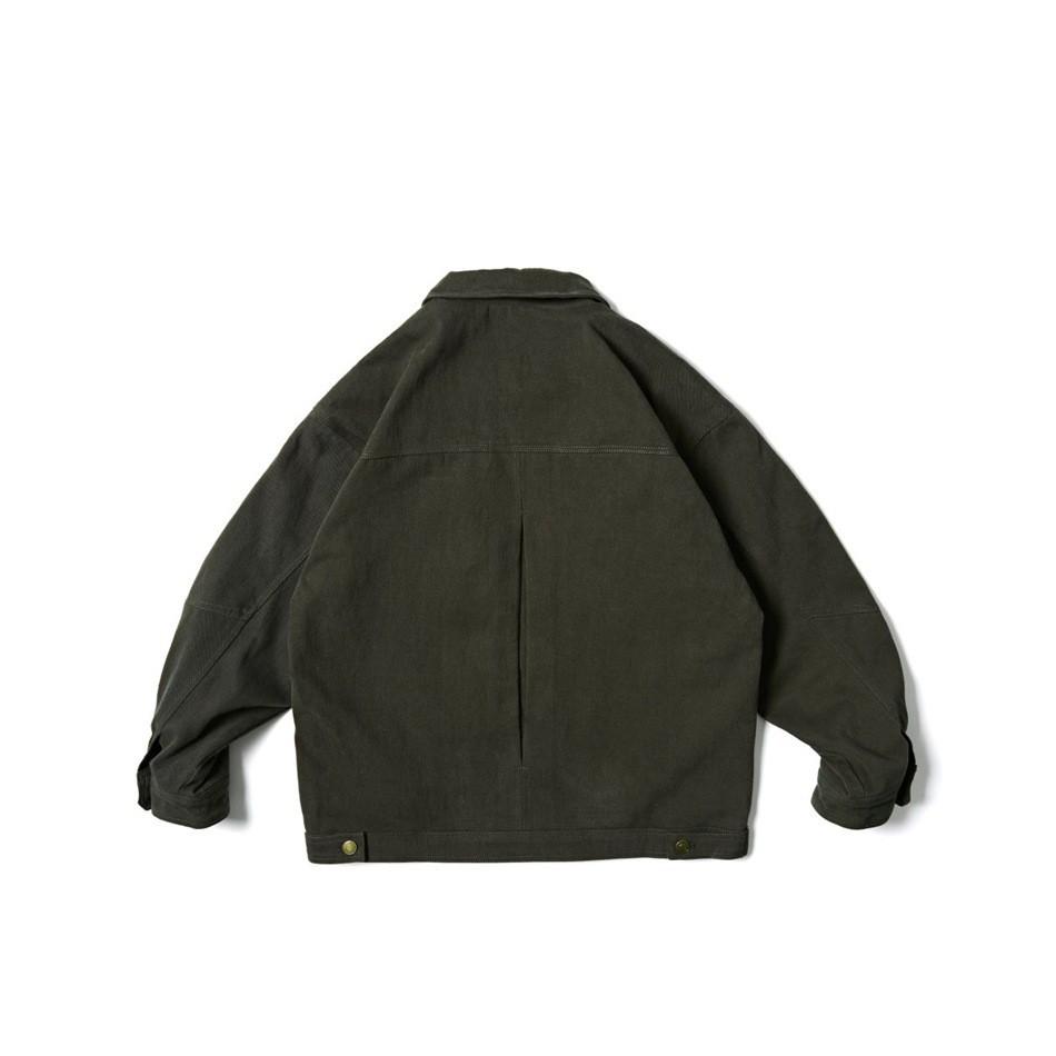 ROPUCHA Men's Retro Multi-Pocket Lapel Workwear Jacket FJ075