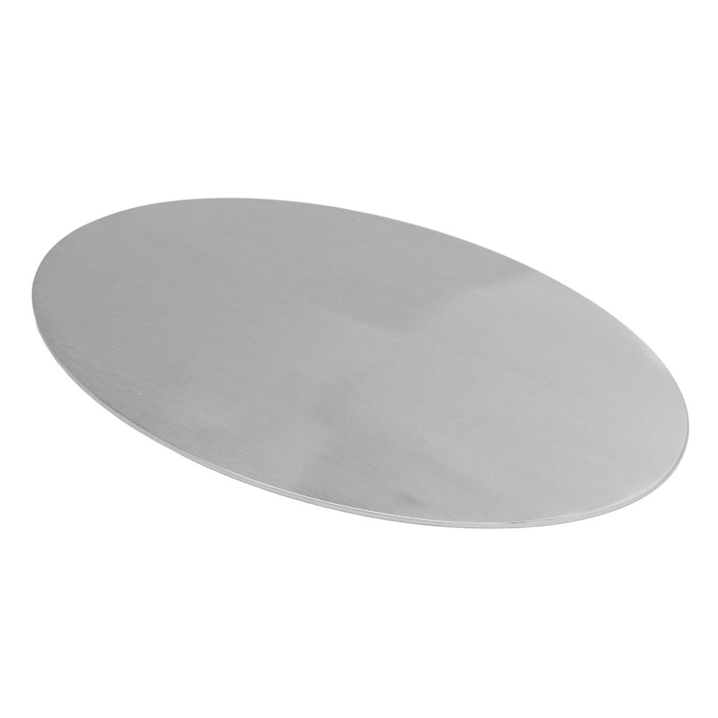 Motorrad Ovales Nummernschild Aluminium 2,5 mm Dicke Gebürstetes Finish Rostfrei Universalnummer