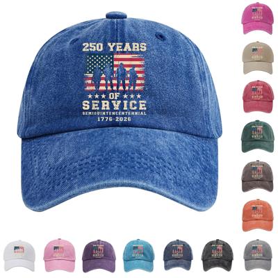 American Anniversary Commemorative Hat Printed Baseball Hat