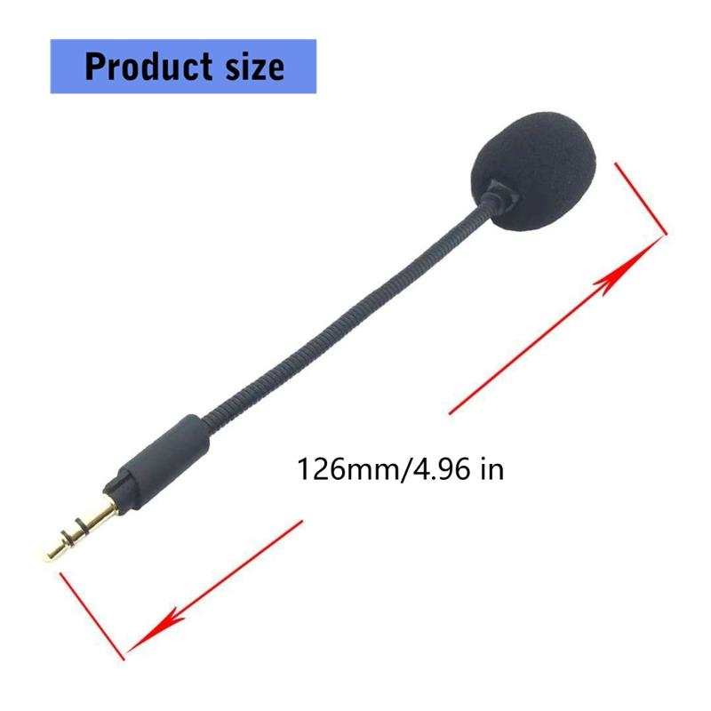 Upgraded Microphone Replacement for G233 G433 Gaming Headphone Noise Cancellation Backup Removable Microphone Gaming