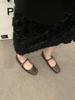 Summer Women Flats Fashion Square Toe Shallow Mary Jane Shoes Soft Casual Ballet Shoes Slingback Shoes Comfortable