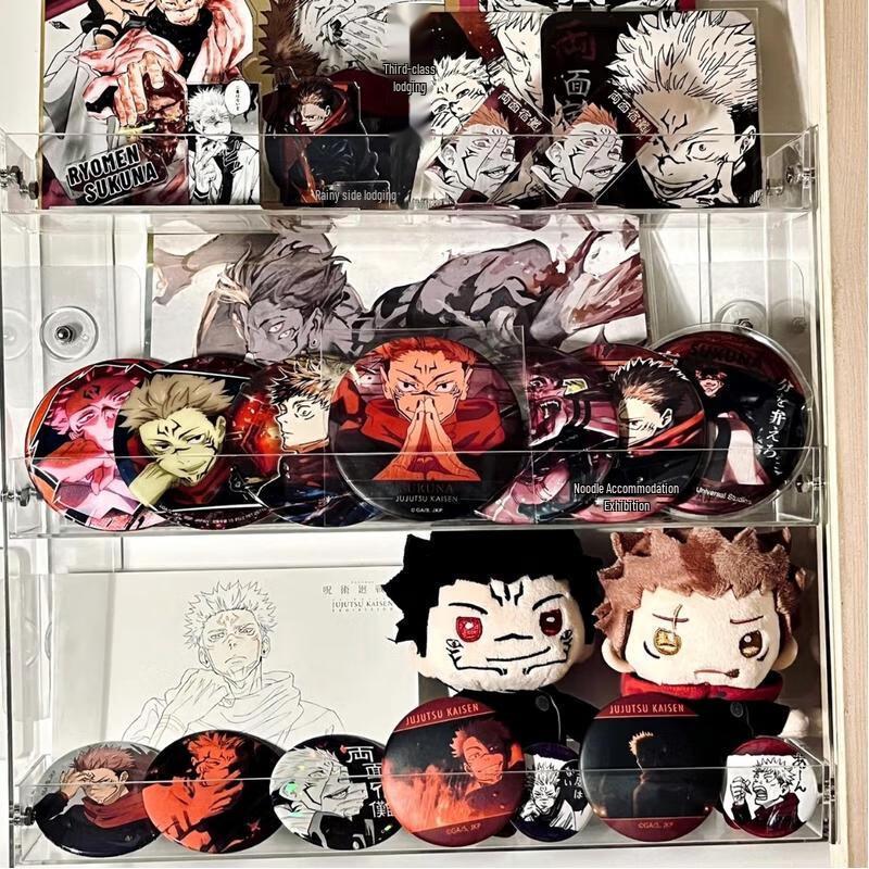 JINGRUIXIANG 3-Tier No-Drill Hanging Acrylic Shelf