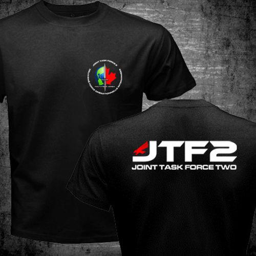 Канада Элитные Силы Специальных Операций JTF2 Объединенная Оперативная Группа 2 Логотип Футболка мужская хлопок футболки европейский размер 4XL 5XL S