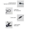 Nail Dryer Light Uv Nail Lamp For Drying Gel Nail Polish Foot Switch Clip-On Flexible Desk Mini Portable Usb For Diy Manicure