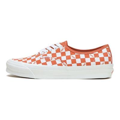 Tênis Unissex OG Authentic LX Mecca Orange Xadrez Branco Verdadeiro VN0A5FBD0HL