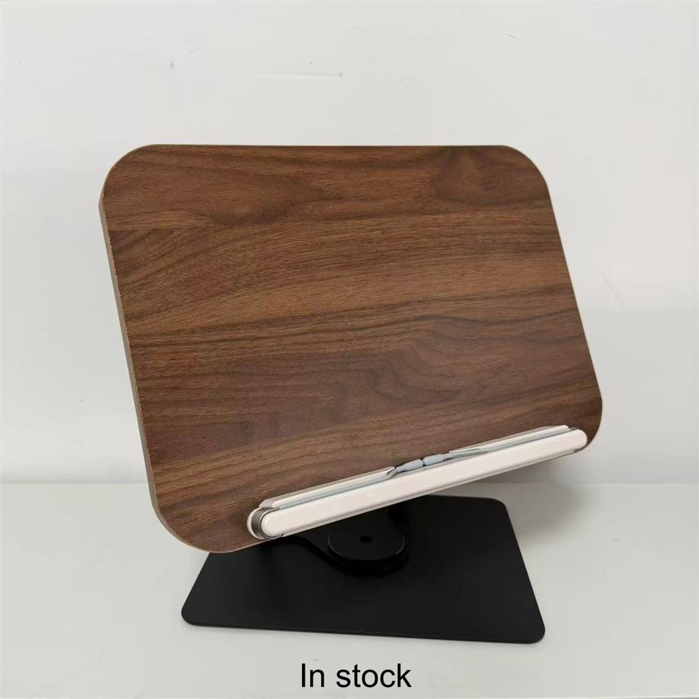 360 Degree Rotating Multi-Purpose Foldable Adjustable Bookend Comfortable Bookstand Bookshelf Table for Easy Reading коричневый