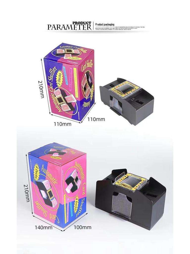 New Shuffler: Automatic 2-4 Deck Card Shuffler - Perfect for Three Kingdoms Tabletop Games