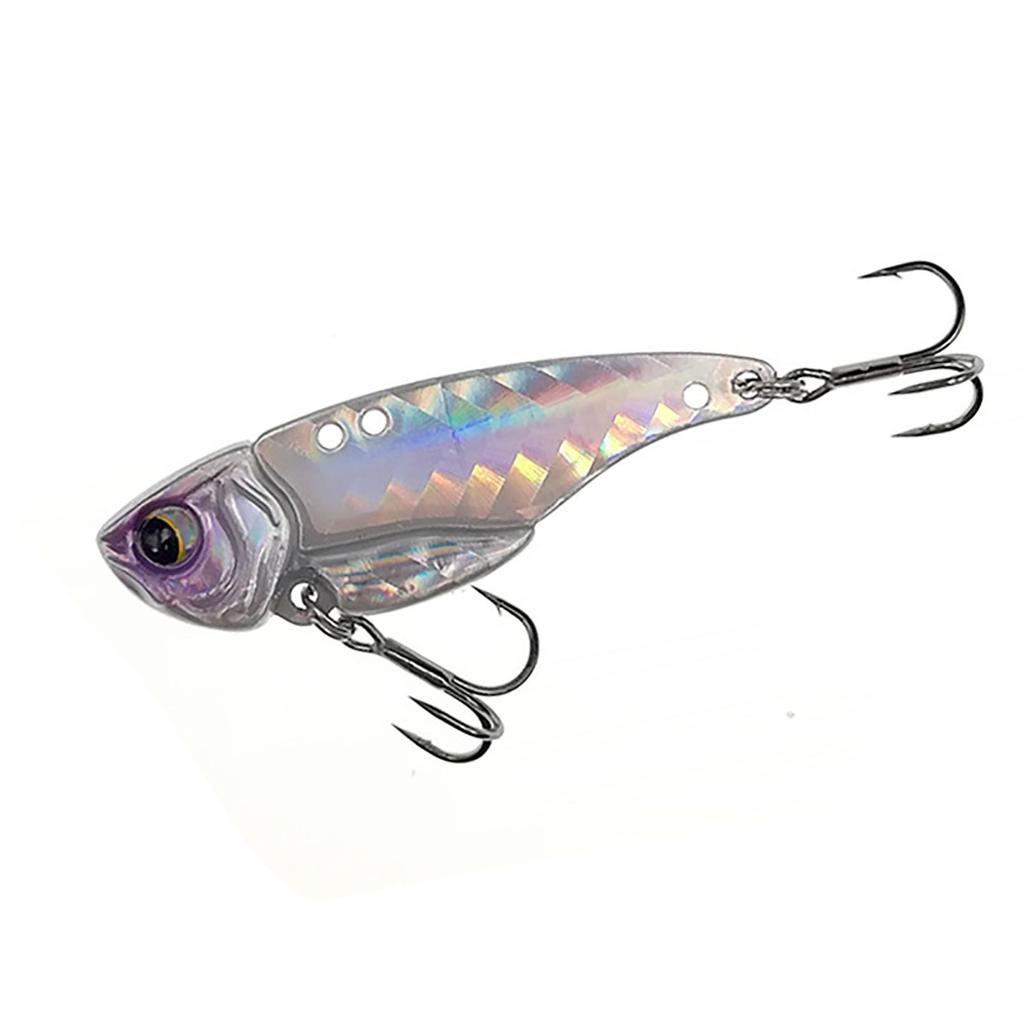 5g 7g 10g 15g Metal Vib Fishing Lure Bait Double Hole Artificial Bait Fishing Tool With Treble Hook