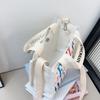 Canvas Bag New Small Square Bag Trendy Handbag Messenger Bag Women's Bag Bag Bag