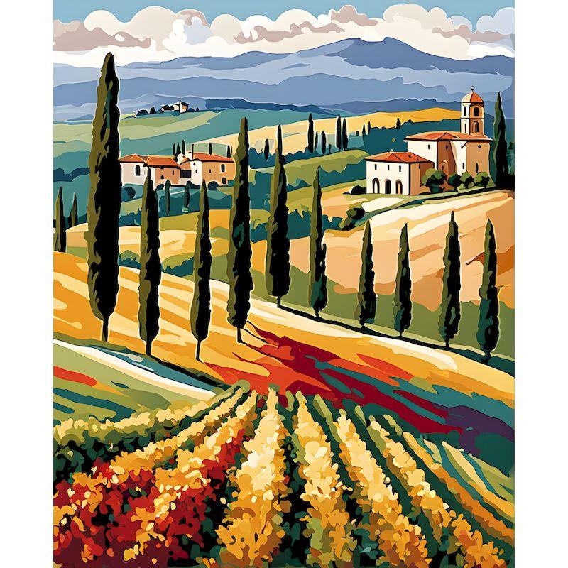 

CHENISTORY Painting By Numbers Kits For Adults pictures by numbers 40 50 Scenery On Canvas Landsape Painting Numbers Home Decors 20x30cm no frame