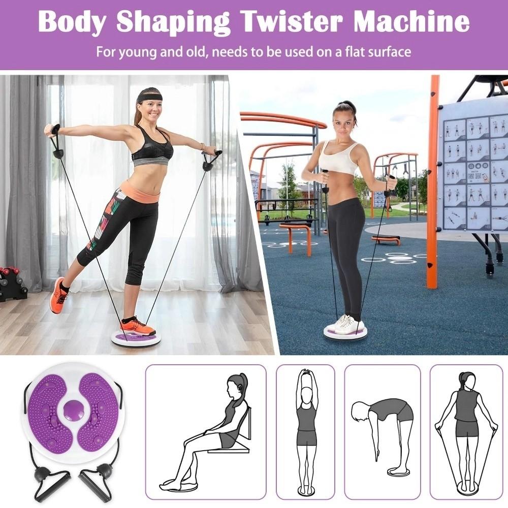 Thin Waist Waist Twisting Turntable with Handles Foot Massager  Home Fitness