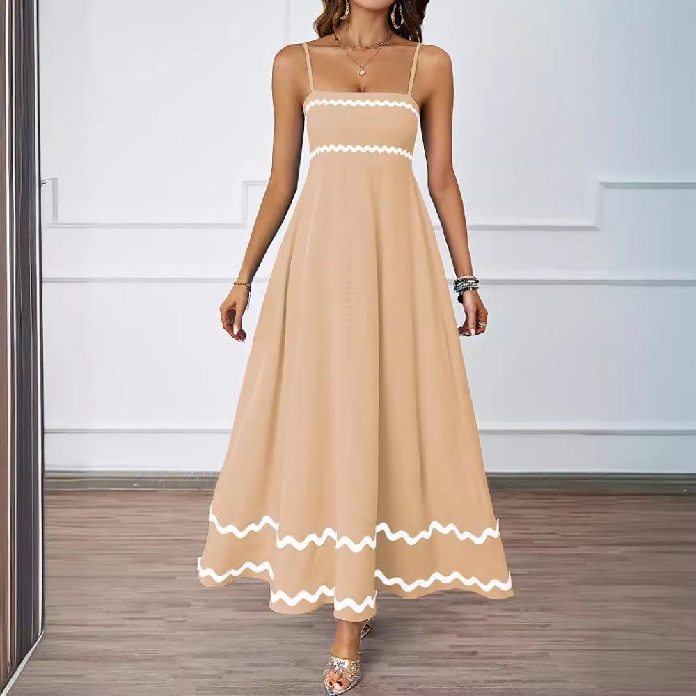 

Элегантное макси-платье без бретелек с кружевом и однотонным цветочным принтом для женщин XL