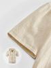 Men's Cotton Linen Shirts Short Sleeve Hooded Cardigan T-shirt Men's Blouse Summer Autumn Sweatshirts Hawaiian Beach Shirts