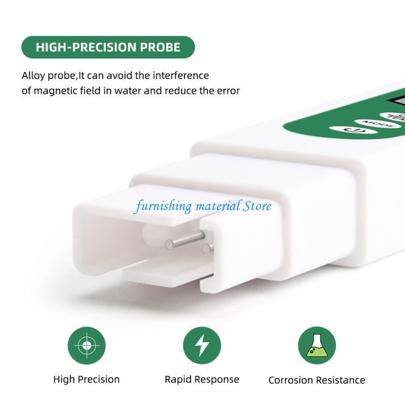 Y5GD High Accuracy Water Quality Tester EC S.G Salt Temp Meter for Drinking Water