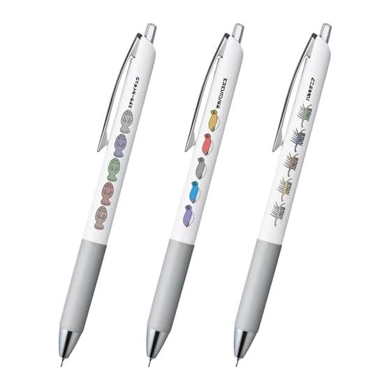 Pentel Oil-Based Ballpoint Pen Flowtune Limited Edition 0.5mm Black Extinct Creatures Yuru-e Series BZN205A3S1AMZ Stellar Sea Cow Sakabambaspis
