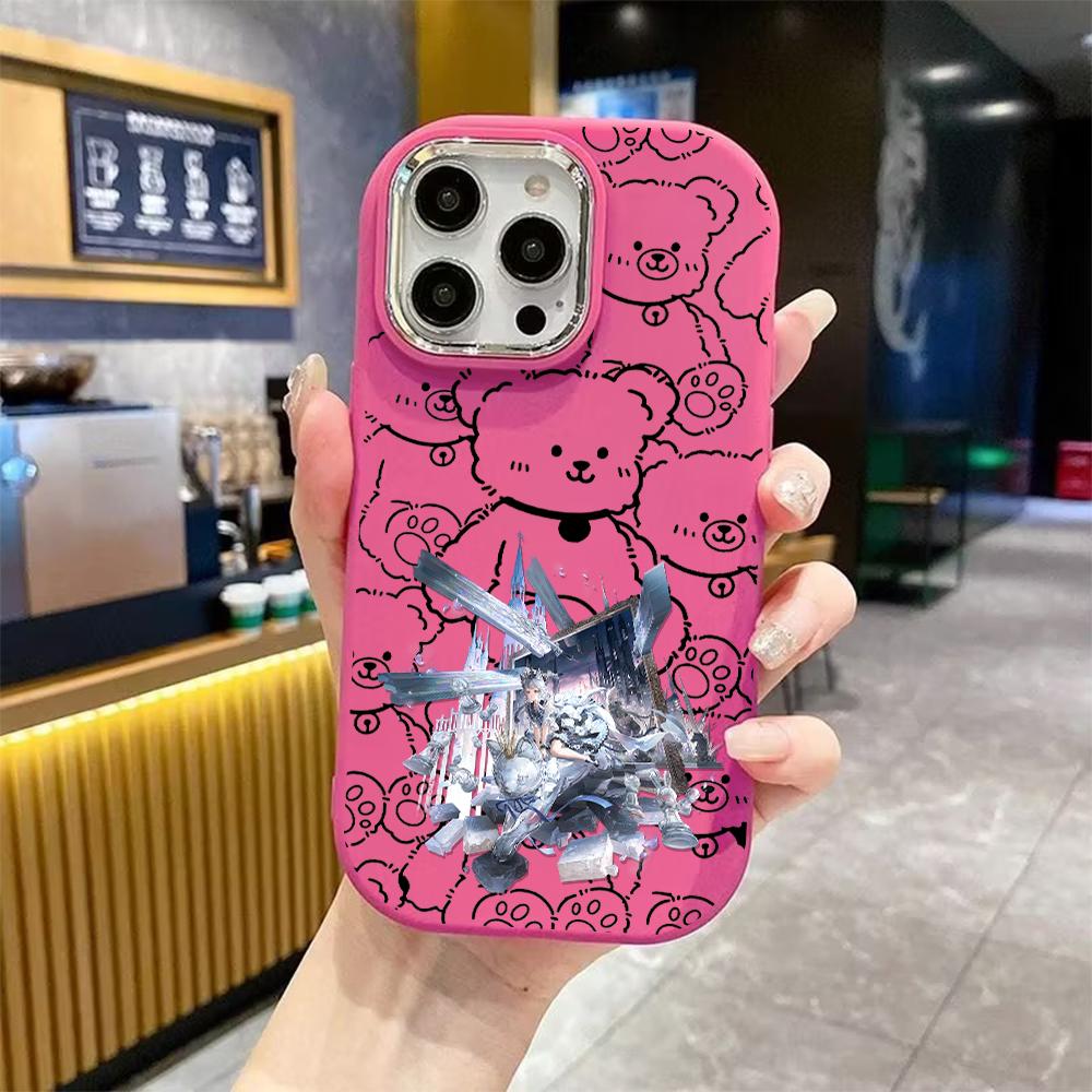Phone Case: 2D flat design suitable for iPhone 18 17 16 15 14 13 Pro protective case, couple style, gorgeous and dreamy, Christmas and Halloween gift