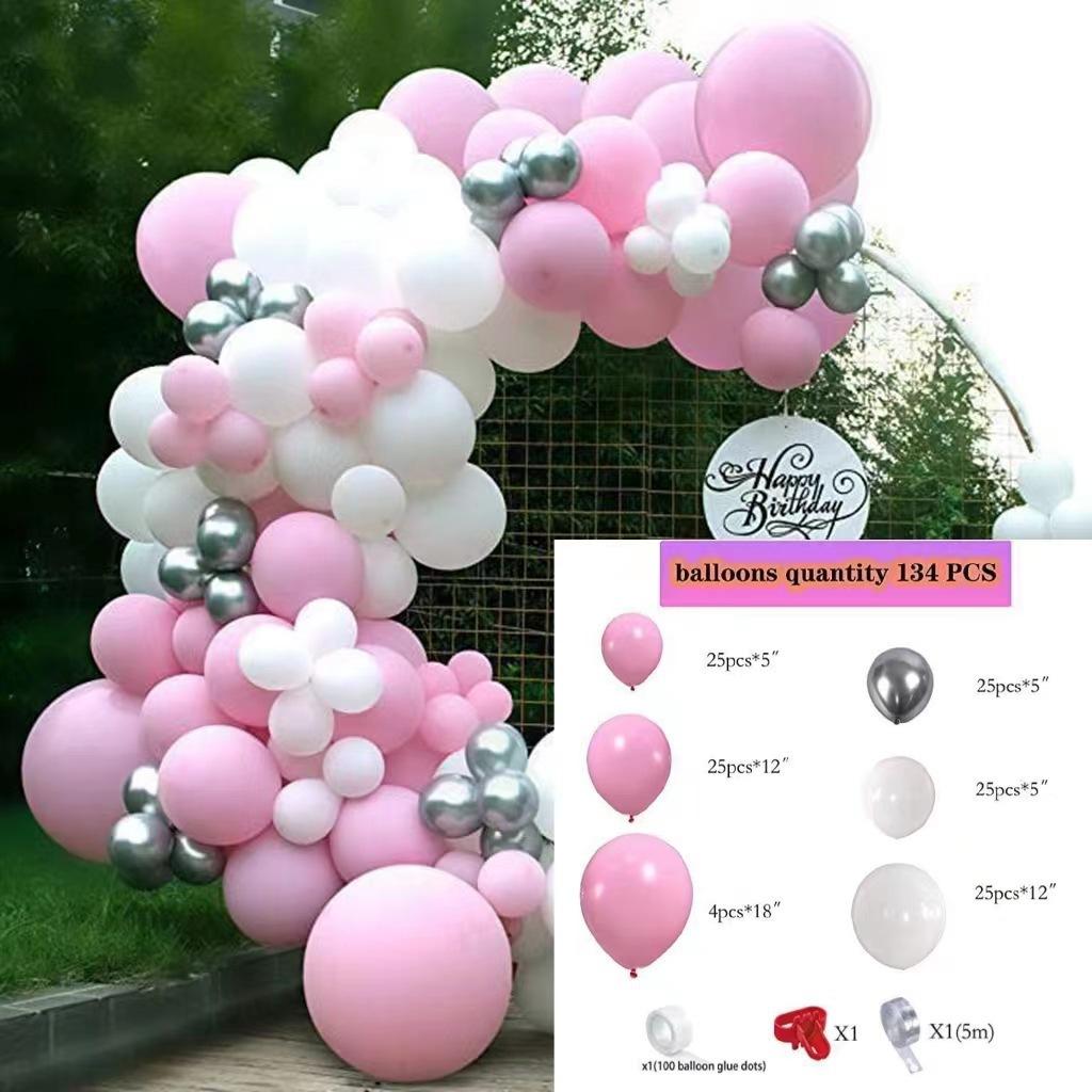 Vintage Balloon Chain Birthday Party Balloon Package Wedding Wedding Arrangement Latex Balloon Chain Set