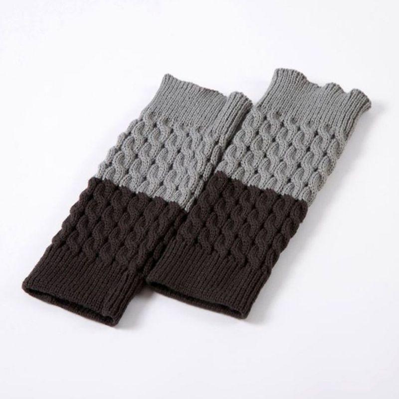 

Женские гетры в рубчик 80-х годов, вязаные крючком длинные носки-ботинки для вечеринок, танцев, спортивных аксессуаров для йоги