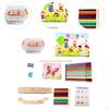 Kids Wooden Drawing Stencils Painting Creative Accessories DIY Art Crafts Stencil