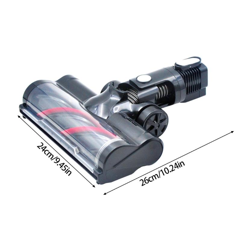 Vacuum Cleaner Attachment for Dust Removal Ergonomic Carpet Brush Assembly with Roller Brush Replacement Parts