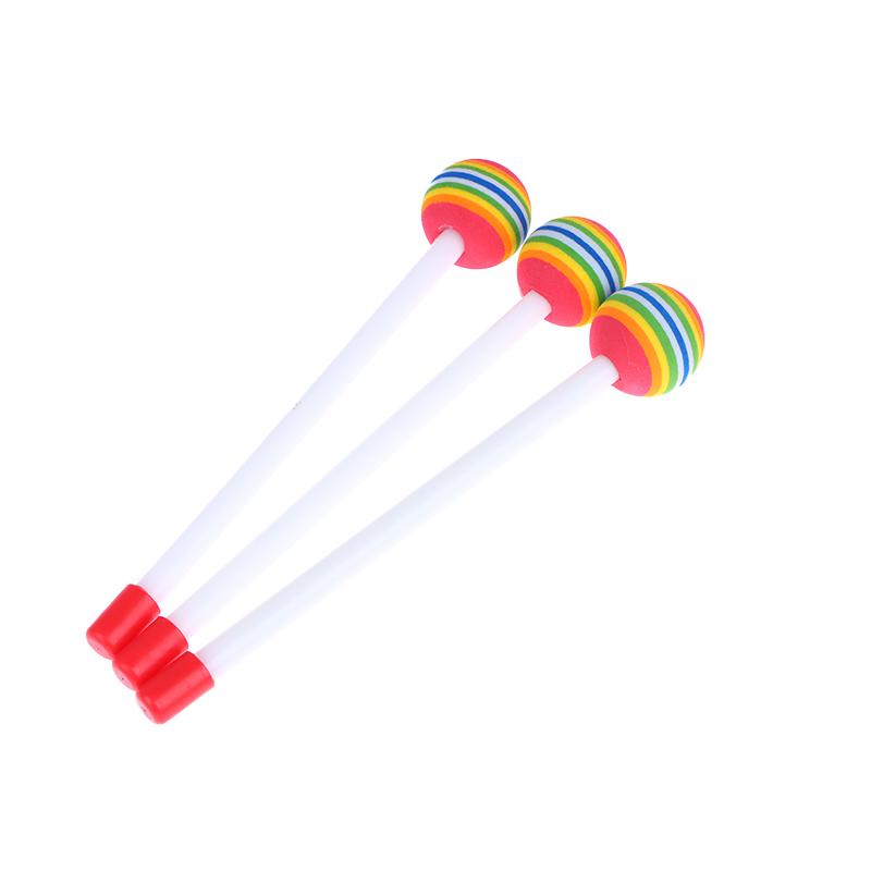 6 Zoll 8 Zoll 10 Zoll Lutscher Handtrommel Schlaginstrumente Bunte Tanz Requisiten Säuglings Musikspielzeug Lehrmittel