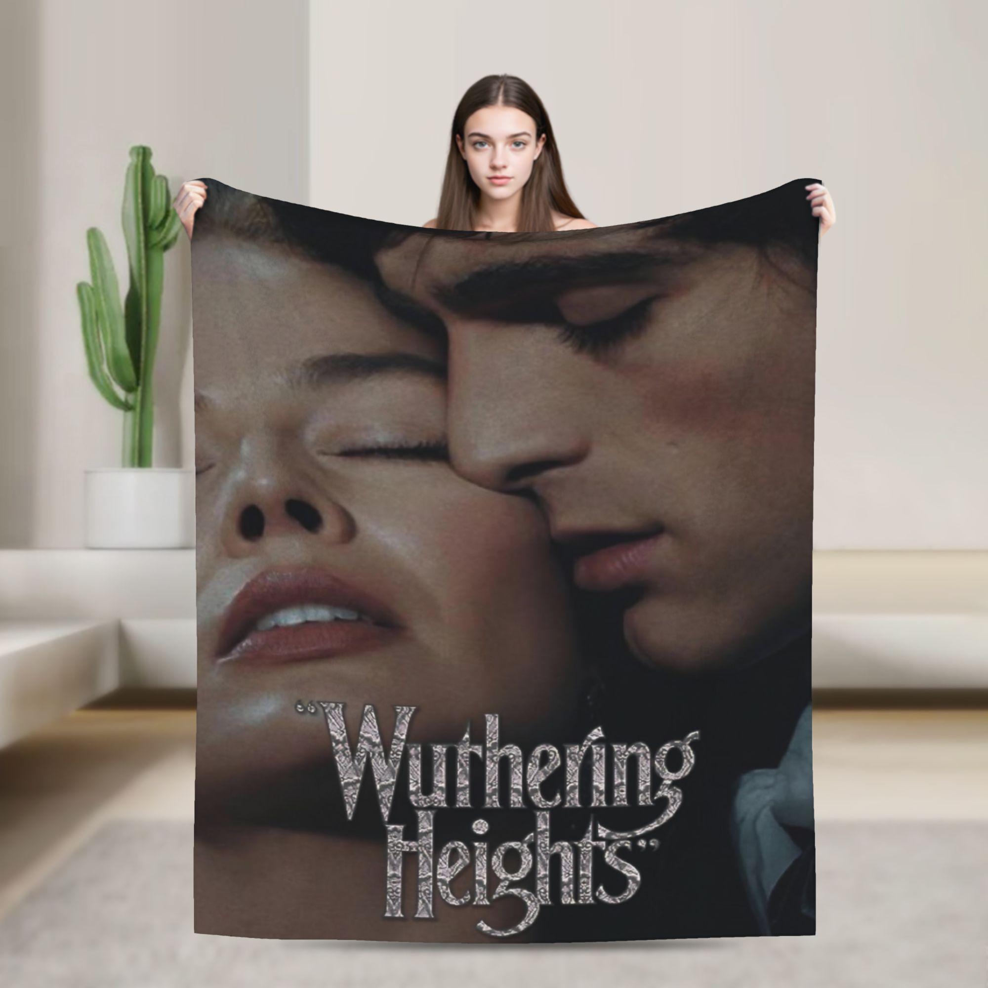 

Super Soft Wuthering Heights 2026 Movie Throw Fashion Blanket Premium Flannel Fleece Lightweight Bed Fashion Blanket Fuzzy Plush Bedspread 100x150cm