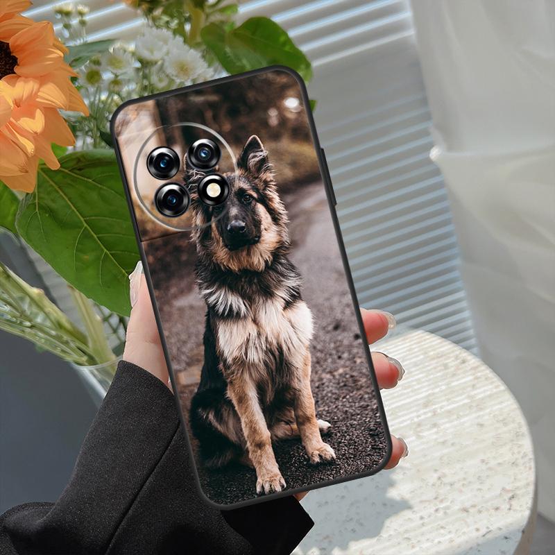 German Shepherd Dog Case For OnePlus Nord 5 CE 2 3 4 Lite N20 N30 OnePlus 13T 13R 15 13 12 11 10 10T 8T 15R Cover