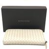 BOTTEGA VENETA 114076 Intrecciato Long wallet Zip Around Long Wallet
