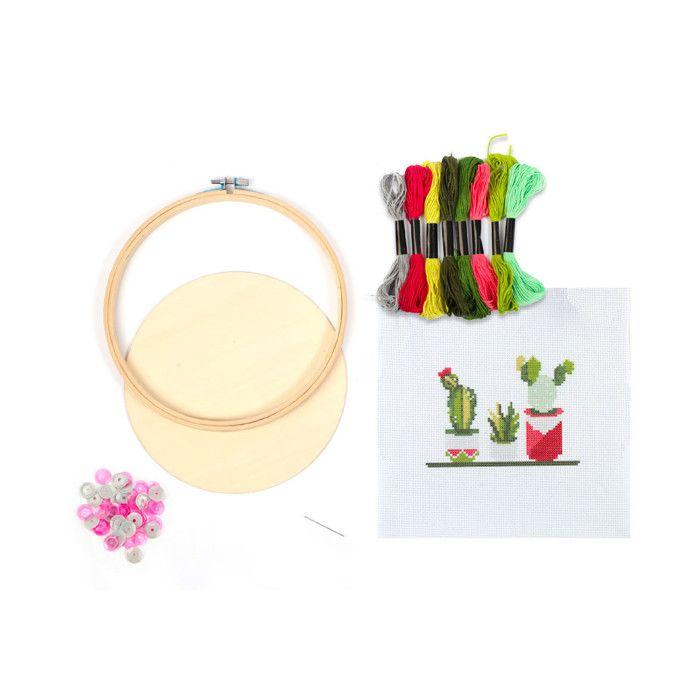 Kit Tambour a Broder Cactus