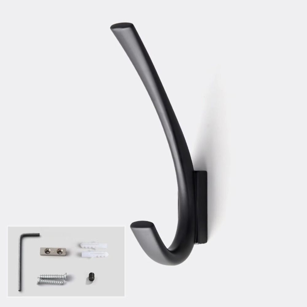 Simple Coat Hook Metal Wall Mounted Hanging Organizer Hook Hat Hook Wardrobe Organizatio