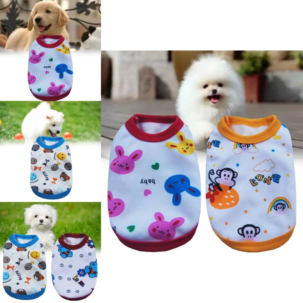 Macaron Crossbody Vest For Small Dogs Cute Spring Summer Pet Clothes**