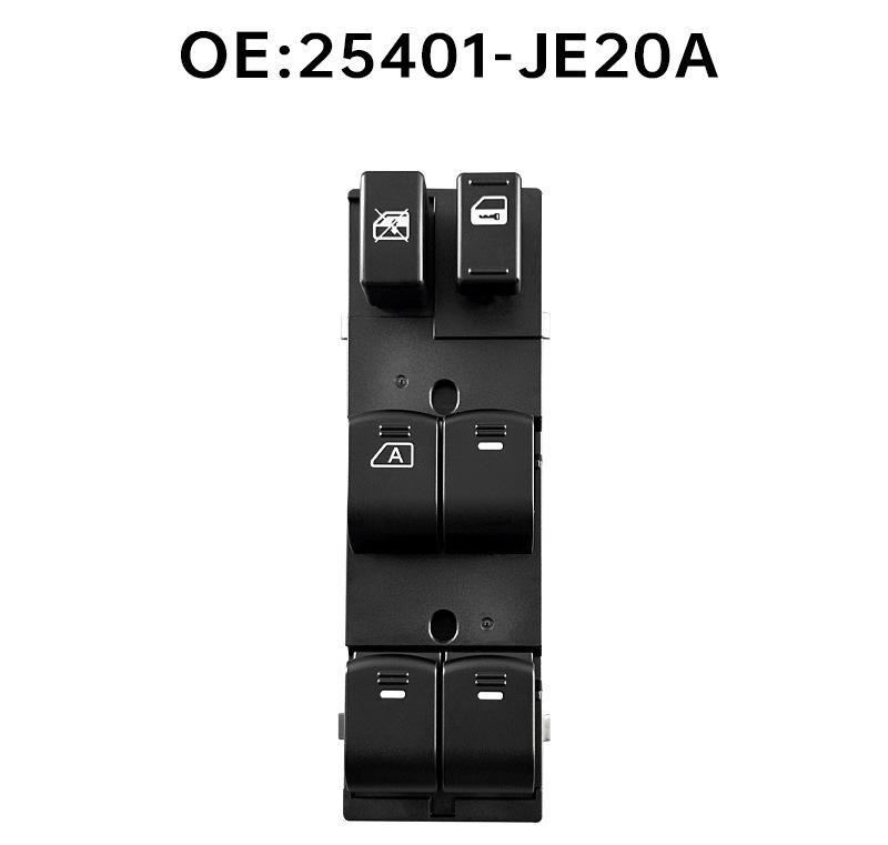 Driver's Side Window Regulator Switch 25401-JE20A for Nissan Sunny/Qashqai