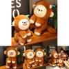 Adorable Changeable Face Monkey Plush Doll Soft And Cuddly Animal Toy For Kids