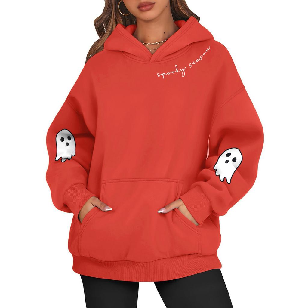 Dámské mikiny Oversized mikiny s dlouhým rukávem Ležérní svetr mikiny s kapucí