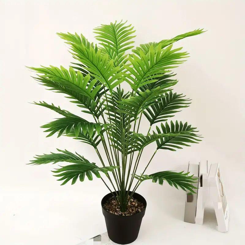 Tropical Artificial Green Plants 12/18 Heads Of Sunflower, Artificial Palm Tree Home Decoration Artificial Tree Artificial Plant