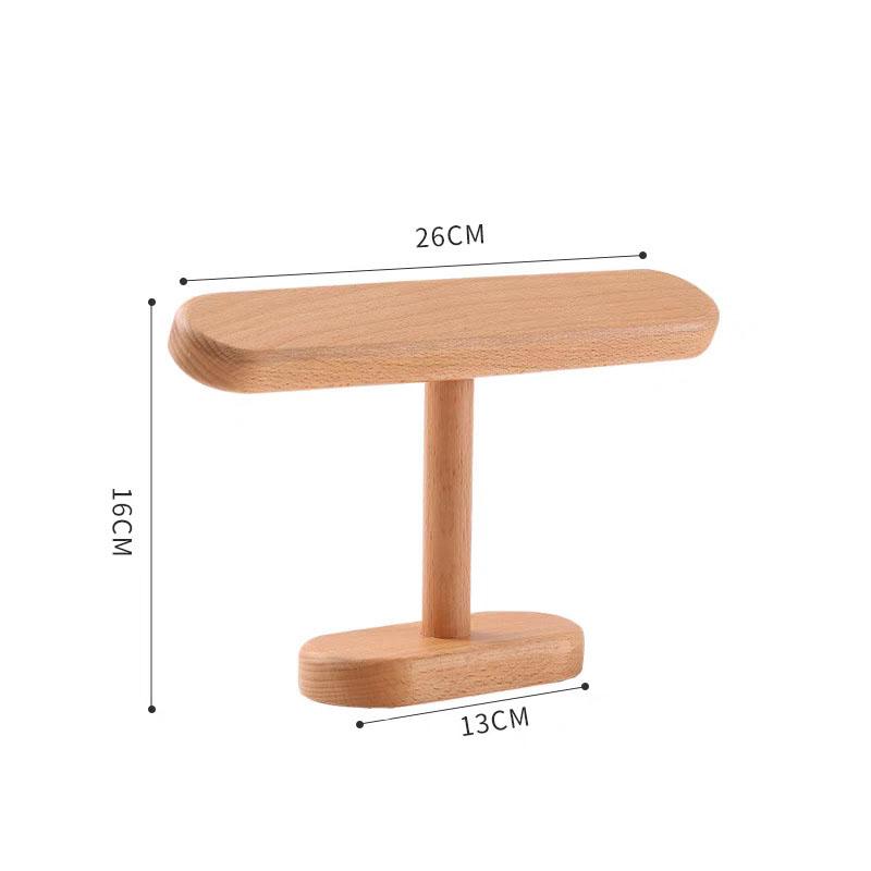 Walnut Watch Bracket Display Holder Jewelry Bracket Chain Anklets Hanger Stand Racks Organizer For Counter Shows