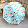 Kawaii Anpanman Cartoon Umbrella Portable Lightweight Travel Umbrella Anti-UV Sunshade Umbrella for Boys Girls
