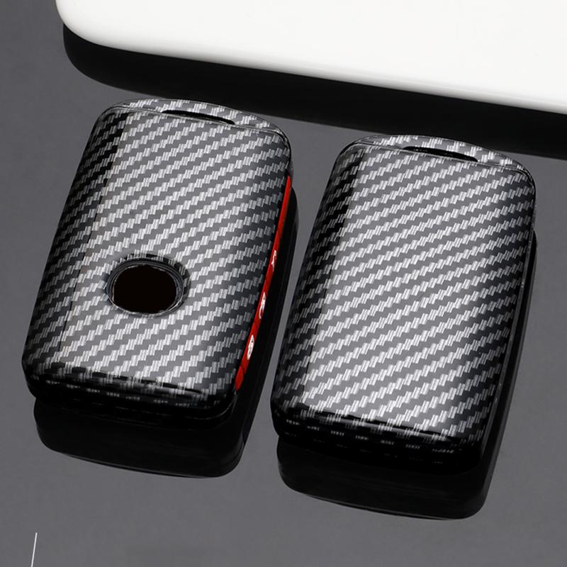 Fashion ABS gel Carbon fiber Car Remote Key Case Cover For Mazda 3 Alexa CX-30 CX30 CX5 CX 5 CX-5 CX8 CX9 CX4 2019 2020 Keychain