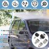 9Pcs Pressure Washer Adapter Set 5000PSI Max Stainless Steel M22 14mm To 3/8 Inch Quick Connect Pressure Washer Hose Fittings