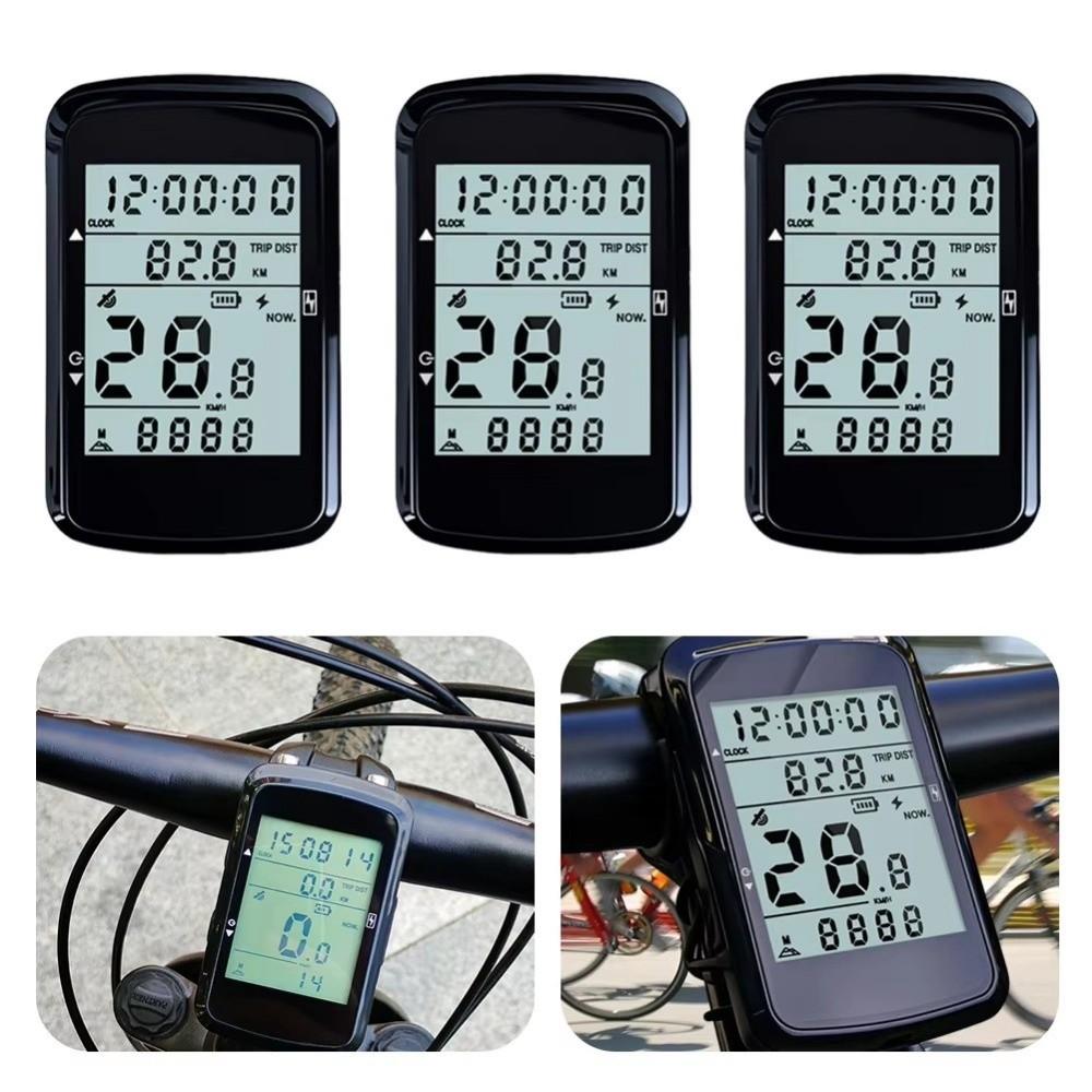 Rechargeable Bike Speedometer 2.4 Inch Screen Electronic Stopwatch Road Bike