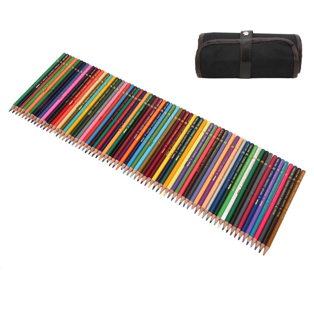 Colored Pencils 72 Different Colors Safe Harmless Portable Packaging Easy Blend Sketching Pencil Set for Drawing